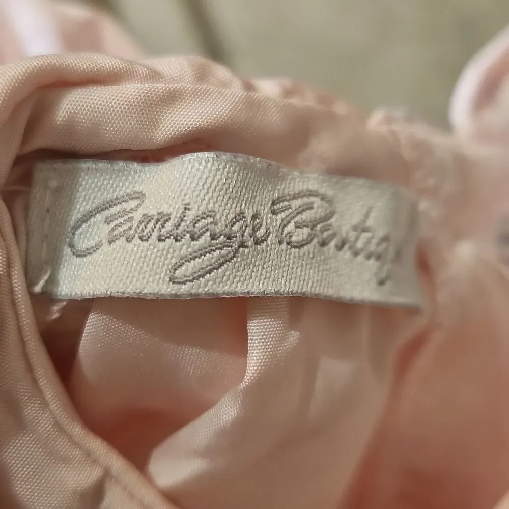 Carriage Boutique Pink Smocked & Embroidered Baby Dress | Size 3 Months